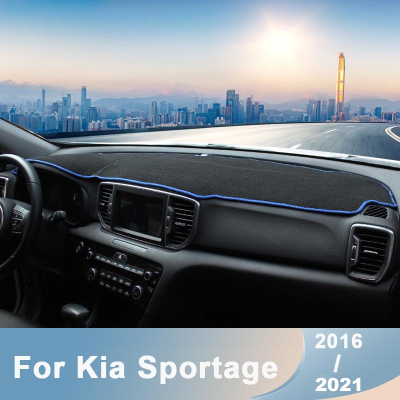 Для KIA Sportage 4 2016-коврики на приборную панель автомобиля, избегайте легкой панели, коврики для платформы, стола, аксессуары