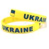 2 шт. Браслет-манжета с флагом Украины для мужчин и женщин, силиконовый, с гравировкой, спортивный, резиновый, на запястье, аксессуары, наручный браслет