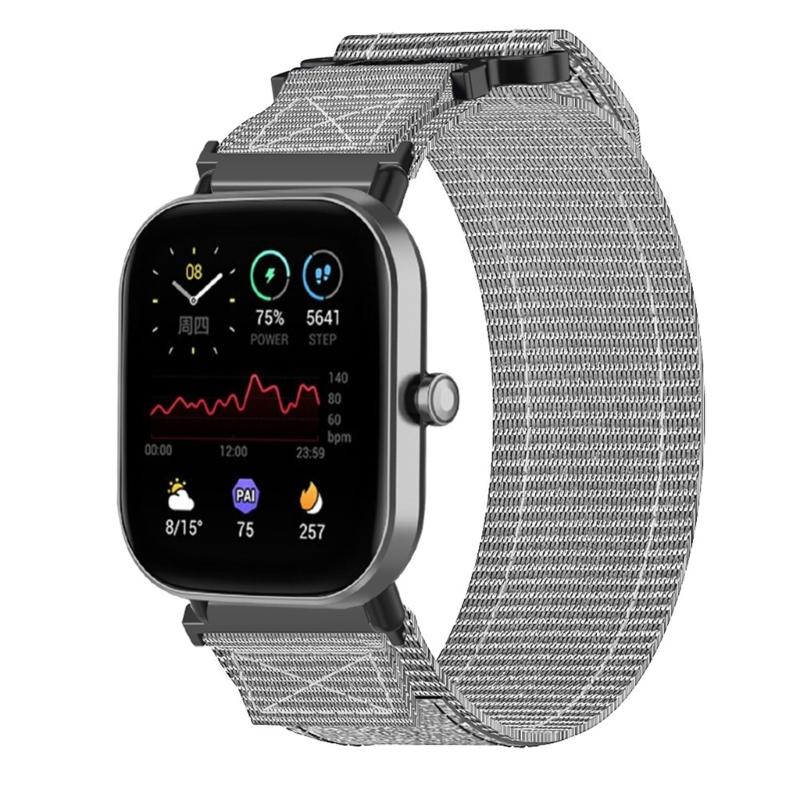 Регулируемые нейлоновые холщовые ремешки для часов, Спортивный браслет для умных часов 18 мм 20 мм