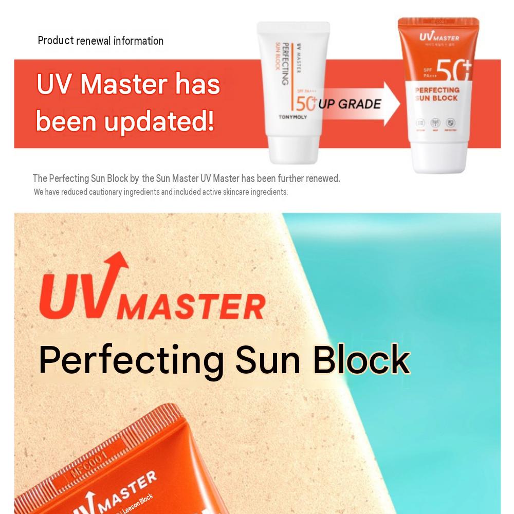 Tonymoly UV Master Perfecting Sunblock SPF50+ PA+++, 50ml x 2 pieces