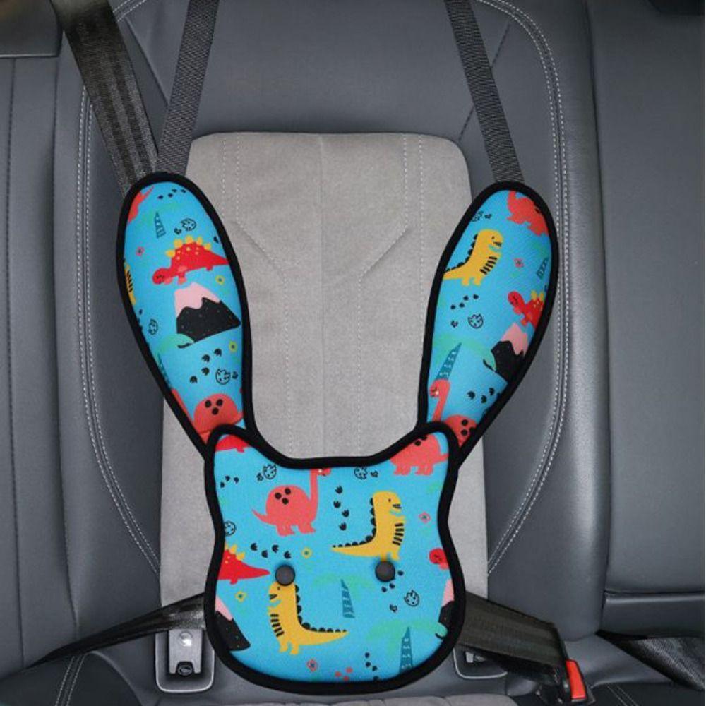 Cute Seat belt guide position fixator Safety Cartoon Printed Belly Pads Automobile