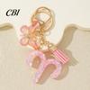 Lightweight Keychain Pendant, The Zodiac Charm with Butterfly Small Gift Tassel, Metal Keyring for Handbag Backpack Bag Pendant Key Organizer