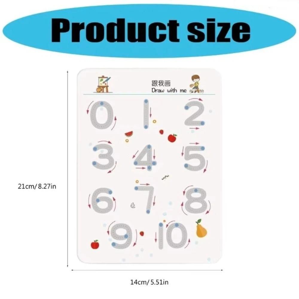 Free Wiping Kids English Copybook Enlightenment Chinese Calligraphy Introductory Textbook