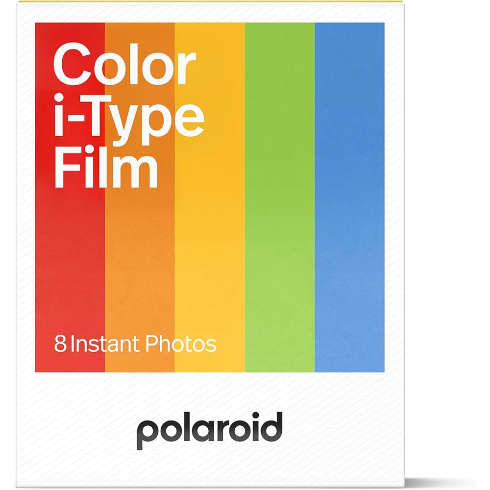 POLAROID Цветная моментальная пленка i-Type, 8 листов, Белая рамка (6000)
