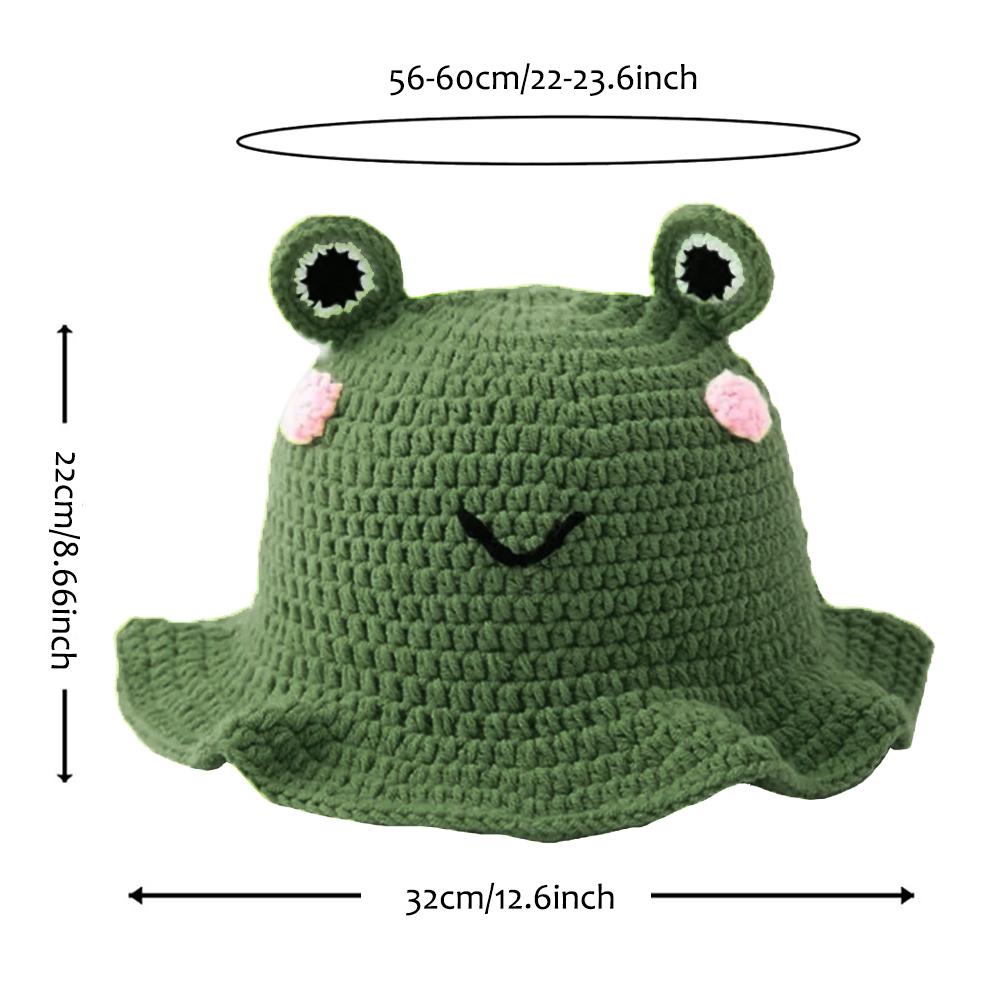 Нейтральная Шапка ручной вязки с мультяшными животными и милыми ушками, в хип-хоп стиле рыбака, с оборками, для вечеринки, косплея