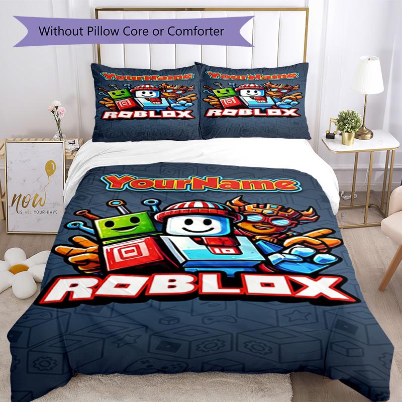Roblox 301 Customize your name Bedding Set Breathable Duvet Cover with Pillowcases Home Decoration Birthday Gift