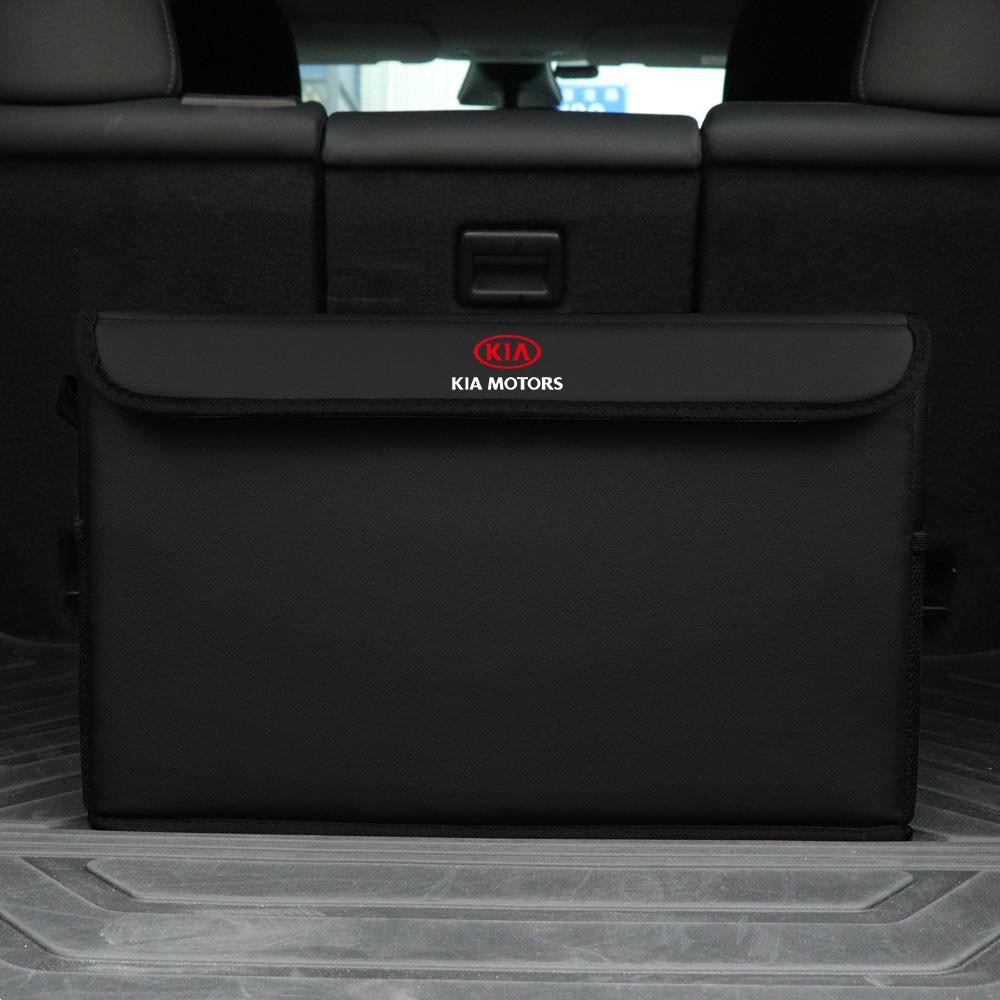 Large Capacity Car Trunk Storage Bag Soft Felt Organizer Box Accessories for KIA sportage ceed sorento optima picanto rio soul EQ9