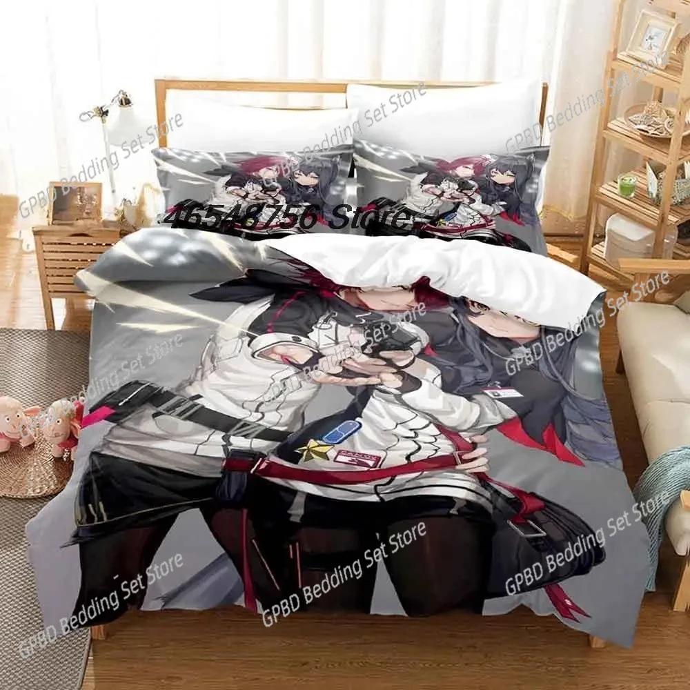 Comforter 3D Printing Game Arknights Bedding Set Bedroom Soft Modern S Comefortable Kids And
