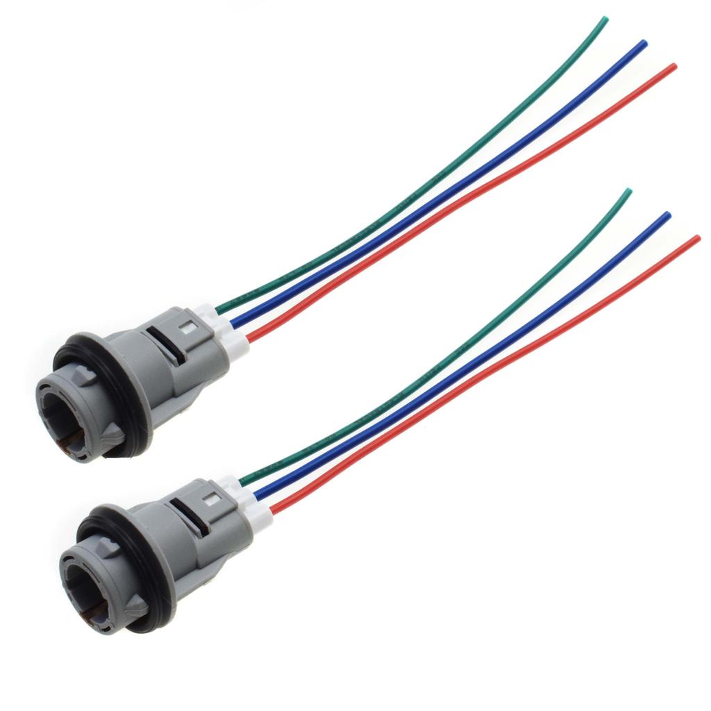 2 Kits For Pilot Odyssey Crosstour Element Honda Acura Accord Civic CR-V Turn Signal Light Bulb Socket & Connector Harness Plug