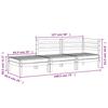 Garden Sofa 3 Seater Solid Douglas Fir Wood