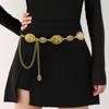 2024 Women's Retro Leather Waist Chain Belt for Dresses & Jeans
