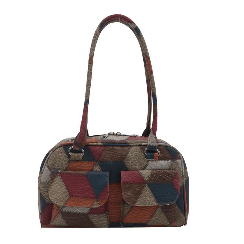 Trendy Large Capacity Tote Bag For Women In Fashionable Black And Colorful Patterns