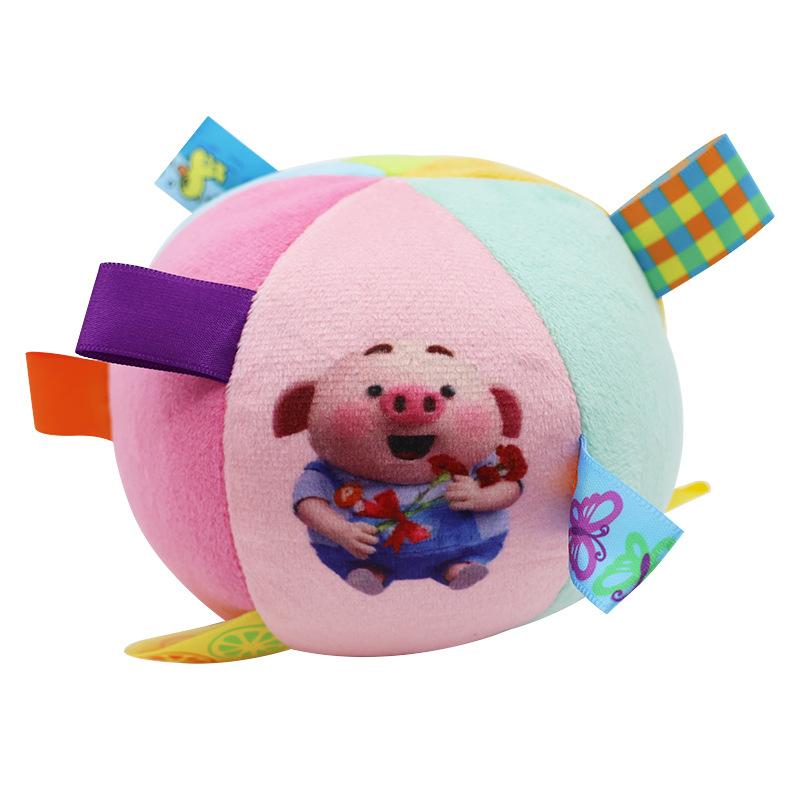 Игрушка-мяч со звуком собаки, Плюшевый звенящий мяч, Игрушечный мяч для питомца, Мяч для маленькой собаки, Милый и скучный звенящий тряпичный мяч