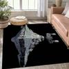 Ковер с космическим кораблем для гостиной Винтажный галактический космический звездолет Ковер для зоны Солдат Большой нескользящий коврик для двери Коврики для ванной Комнатный декор