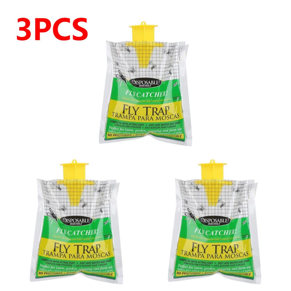 Мешок-ловушка для мух Подвесной Ловушка для мух Упаковка Водорастворимый Одноразовый Нетоксичный Безвредный для Домашних Садовых Принадлежностей