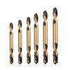 Expanding Auger Drill Bits Straight Shank Hole Opener Double Edge Twist Drill Bit  Stainless Steel