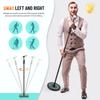 CAHAYA Microphone Stand, Straight Boom, 5.5kg Weight, 120cm-180cm Height Adjustable, 3230g Base, Iron Material, Smartphone Holder, Width Adjustable
