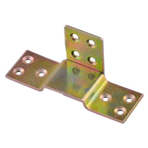 (TUISKU) Bed Rail Brackets, L-Shaped, Bed Frame Brackets, Hinge Fixtures, Set of 6