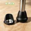 4PCS Built-in Metal Strip Chair Leg Protective Pad Chair Leg Anti- Slip Cover  Hardwood Flooring