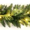 9 футов Рождественская кедровая гирлянда Реалистичная искусственная кедровая гирлянда Гибкая искусственная гирлянда из сосновых иголок