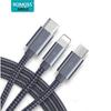 Кабель для быстрой зарядки 3-в-1 Romoss 3.5A - Совместим с устройствами Apple, Type-C, Android