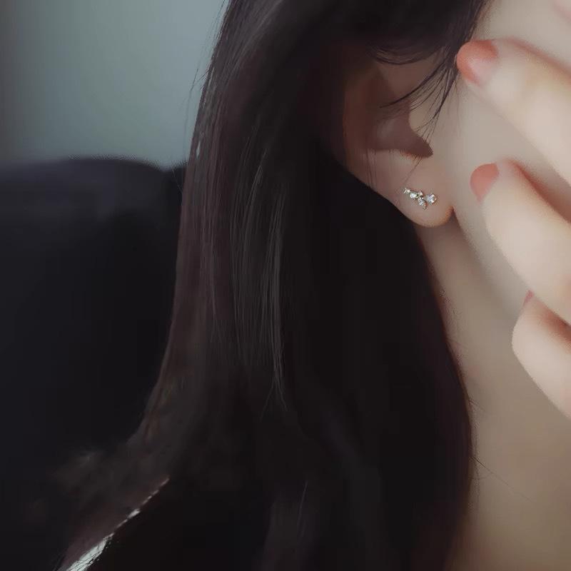 New Trendy Ear Holes, Wheat Ears, Shiny Ear Studs, Sleep Without Removing Earrings, Shiny and Mini