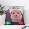 Наволочка John Pork Is Calling Смешной Ответ на Звонок Телефон Удобная Чехол на Подушку Для Дивана Автомобиля Домашний Декор Новинка Наволочки