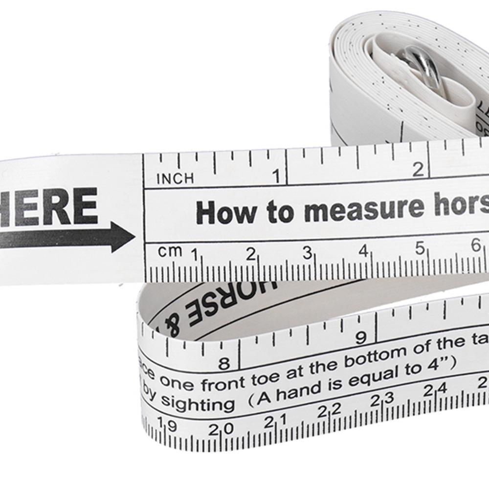 2Pcs PVC Horse Measuring Tape Waterproof Horse Measuring Stick Animal Husbandry