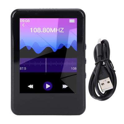 Сенсорный экран MP4-плеер Bluetooth HD 2,4-дюймовый музыкальный плеер с камерой, видео, радио