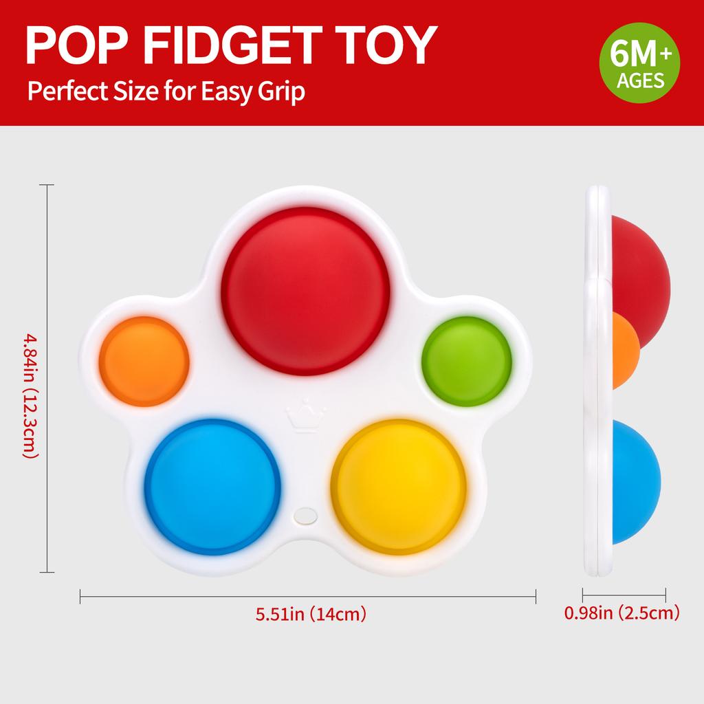 Пальчиковые игрушки для малышей Игрушки-антистресс Игрушки для младенцев Монтессори Разноцветные сенсорные игрушки Раннее развитие Интенсивное обучение Игрушки-фиджеты