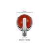 Right Grand ASTM F136 Titanium Internally Threaded Natural Stone Top for 14G 16G Labret Lip Stud Nipple Piercing Body Jewelry