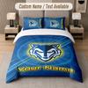 Custom Bedding Set Warrington Wolves Pattern, Print Name Text 1 Duvet Cover plus 2 Pillowcases Home Textile