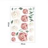 Peony Flower Home Wall Sticker Living Room Background Decal Mural