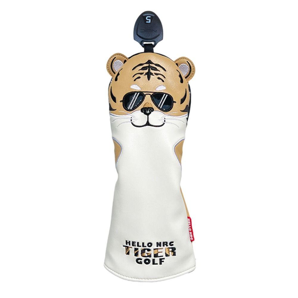 PU Leather Golf Club Covers Soft Golf Headcover Golf Protector Set Tiger Golf Cover  Men