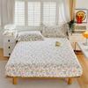 Floral Style Fitted Sheet Pure Cotton Bed Cover Skin-friendly Bed Sheets Couvre Lit Adults Kids Bed Linen (No Pillowcase)