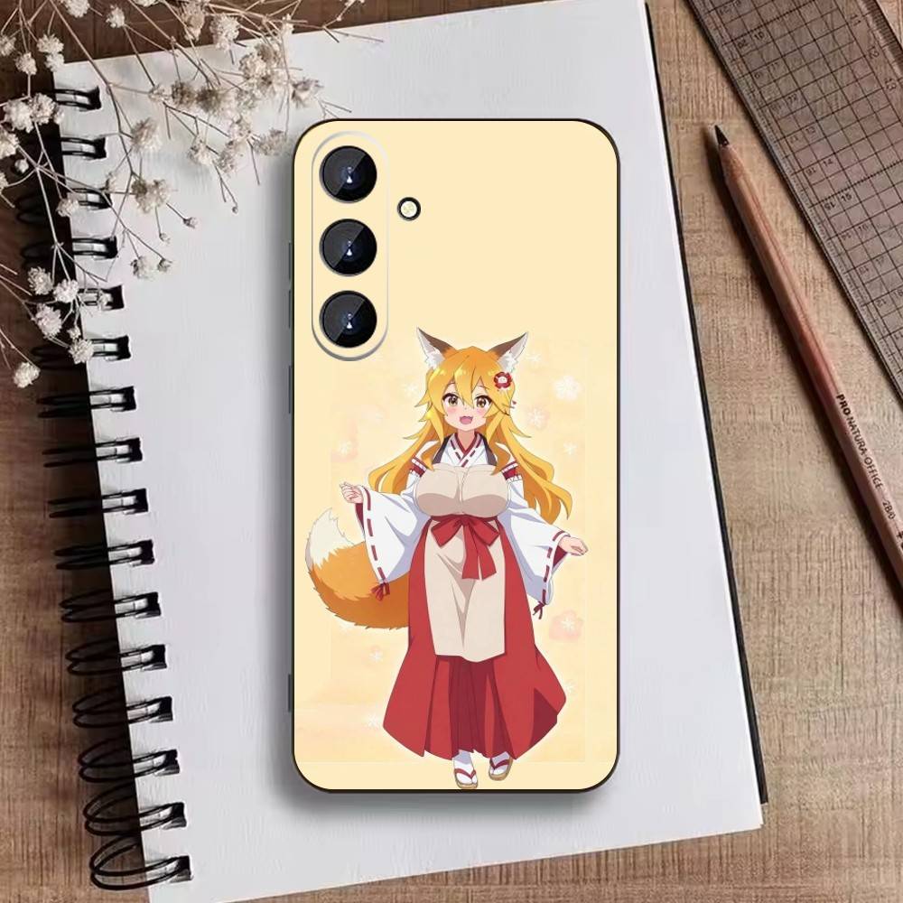 The Helpful Fox Senko-san Senko Phone Case For Samsung Galaxy A73,A72,A71,A70,A52,A51 Others Soft Black Cover
