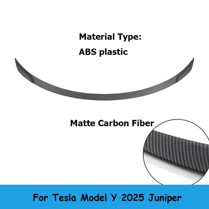 Car ABS Spoiler For Tesla New Model 3 2024-2026 Highland Original High-performance Model Y Juniper Carbon Fiber Accessories