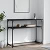 VidaXL Console Table Black 100x35.5x75 Cm Engineered Wood 834065