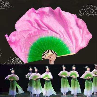 Танцевальная практика Китайский короткий веер для танца живота 31 см Бамбуковый ручной окрас Веер для взрослых Детский Женский