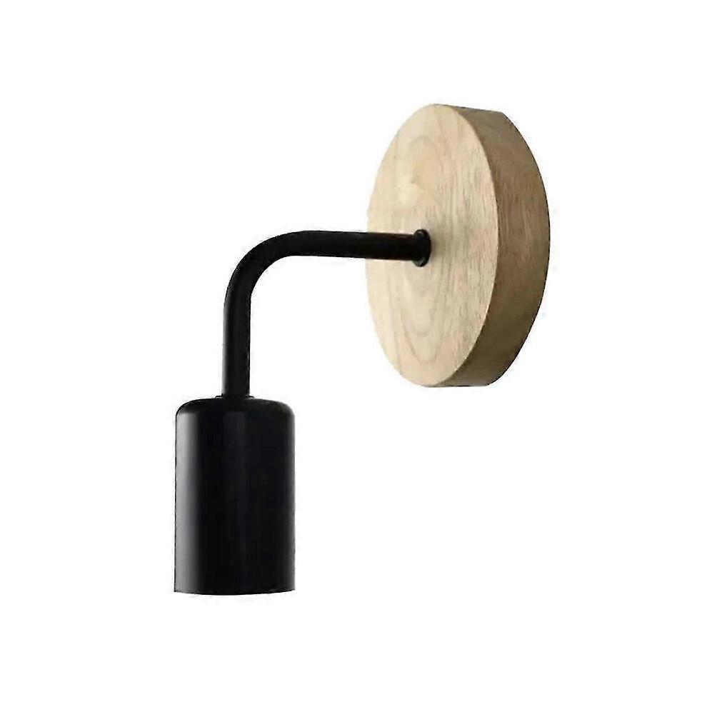 Wood Wall Lamp Vintage Sconce Wall Lights Fixture E27 Bedside Retro Lamp Industrial Decor Dining Room Bedroom Light