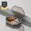 Portable Weekly Pill Organizer - 3 Daily Slots, Large Capacity, 7-Day Medication Reminder Box