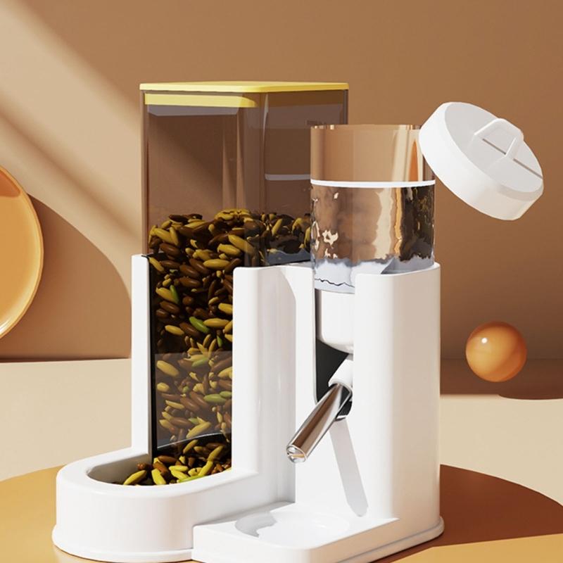 Automatic Hamster Feeder and Water Dispenser with Touch Sensitive Pin Design for Safe Drinking and Easy Monitor