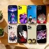 1 шт. Аниме D-Dandadan Чехол для телефона для iPhone17,16,15,14,13,12Plus,Pro Max,XS,5G Мягкий силиконовый Черный чехол