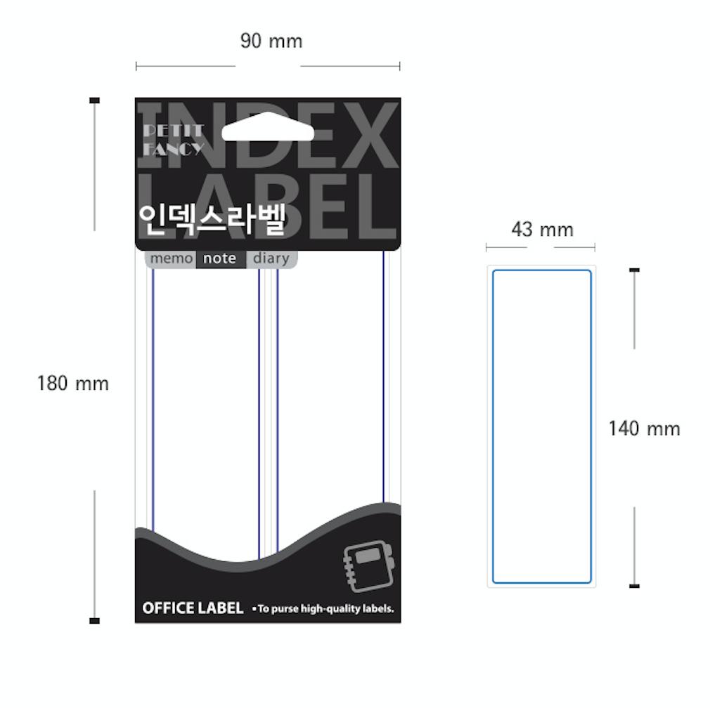 Petit Fancy Наклейки для этикеток (по 10 шт. каждая) Указательная этикетка / Этикетка категории / Офисная этикетка / Наклейки для тегов / Инструменты для маркировки / Метка для указателя — 48 вариантов