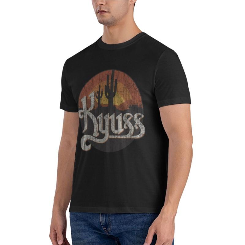 Kyuss Sunset 1987 Графическая футболка мужские футболки для тренировок Короткая футболка индивидуальные футболки создай свой дизайн