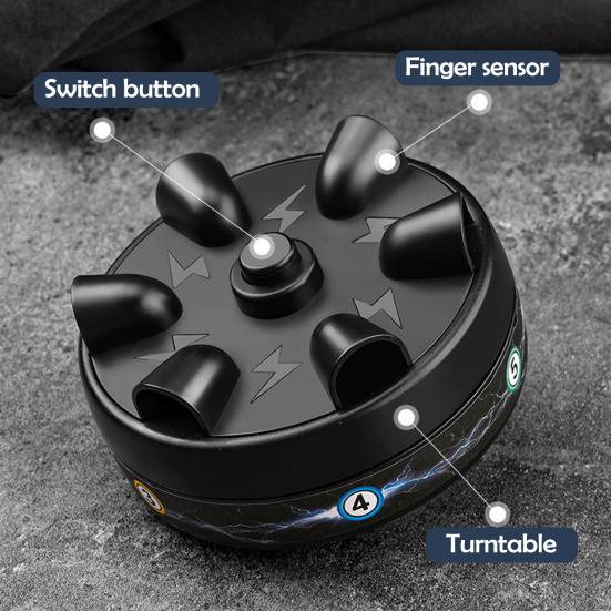 Электрошокер для пальцев Рулетка от 3 до 6 игроков Детектор лжи Снятие стресса