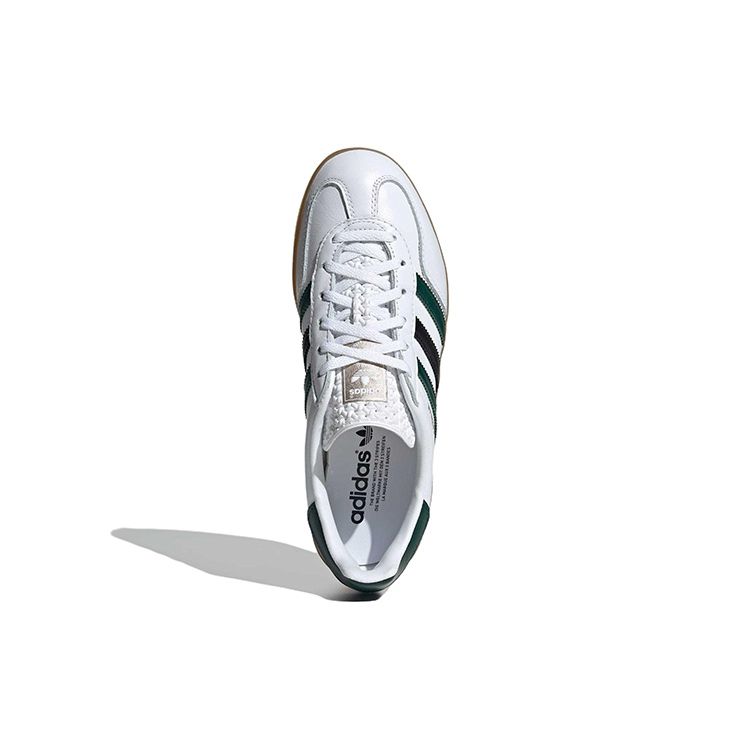adidas Gazelle Indoor White Collegiate Green Женские кроссовки Cloud-White Core-Black IE2957