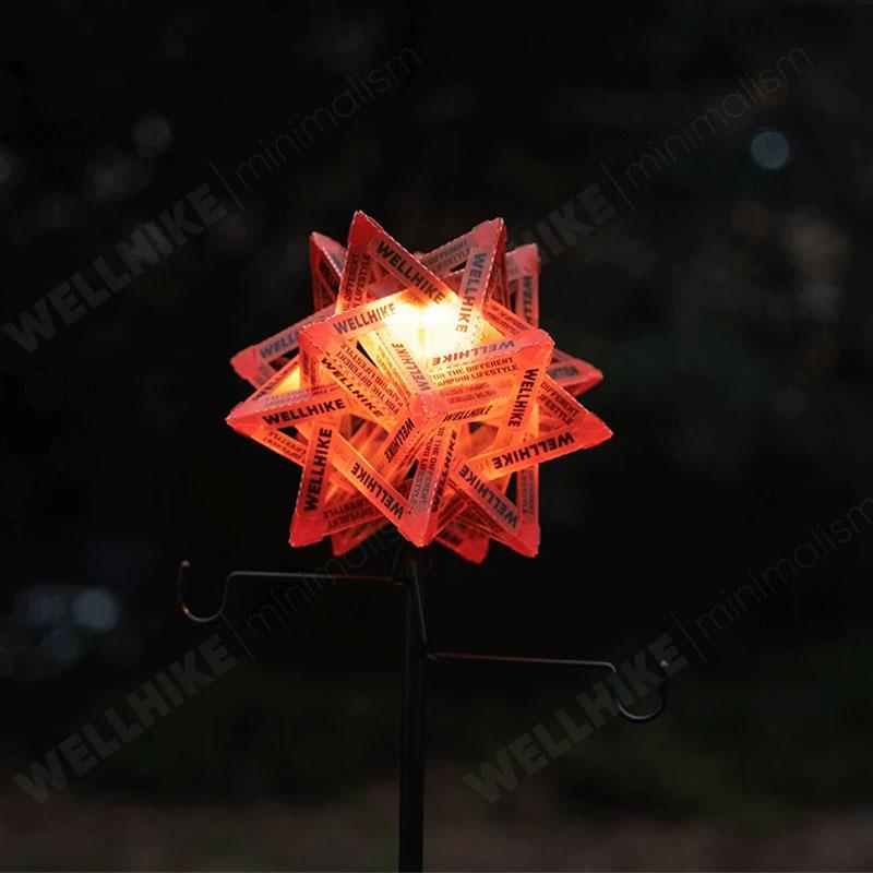 Outdoor Star Camping Light Shade Waterproof Atmosphere Lampshade DlY Lantern Shade Wear-Resistant for Camping Tent