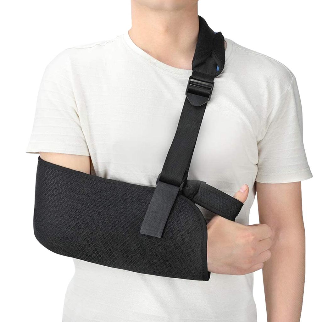 Повязка на руку при травме плеча, дышащая, легкая, регулируемая, иммобилайзер плеча, фиксатор вращательной манжеты для мужчин и женщин