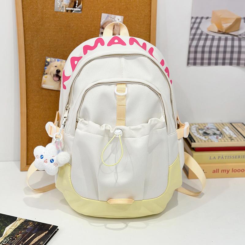 Schoolbag high value soft girl girl backpack Korean version ins small fresh junior high school large capacity student schoolbag backpack